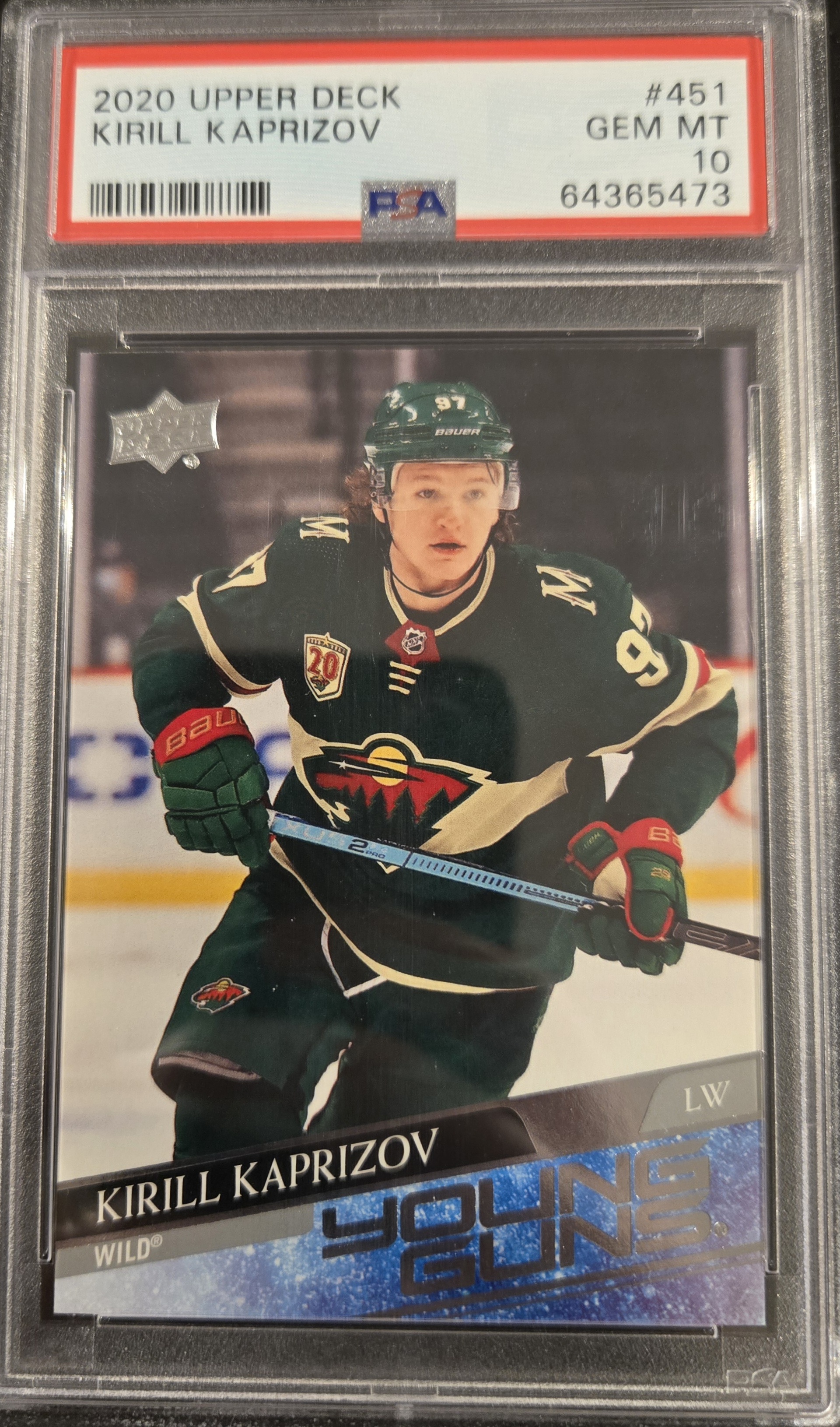 2020 UPPER DECK KIRILL KAPRIZOV  Psa 10