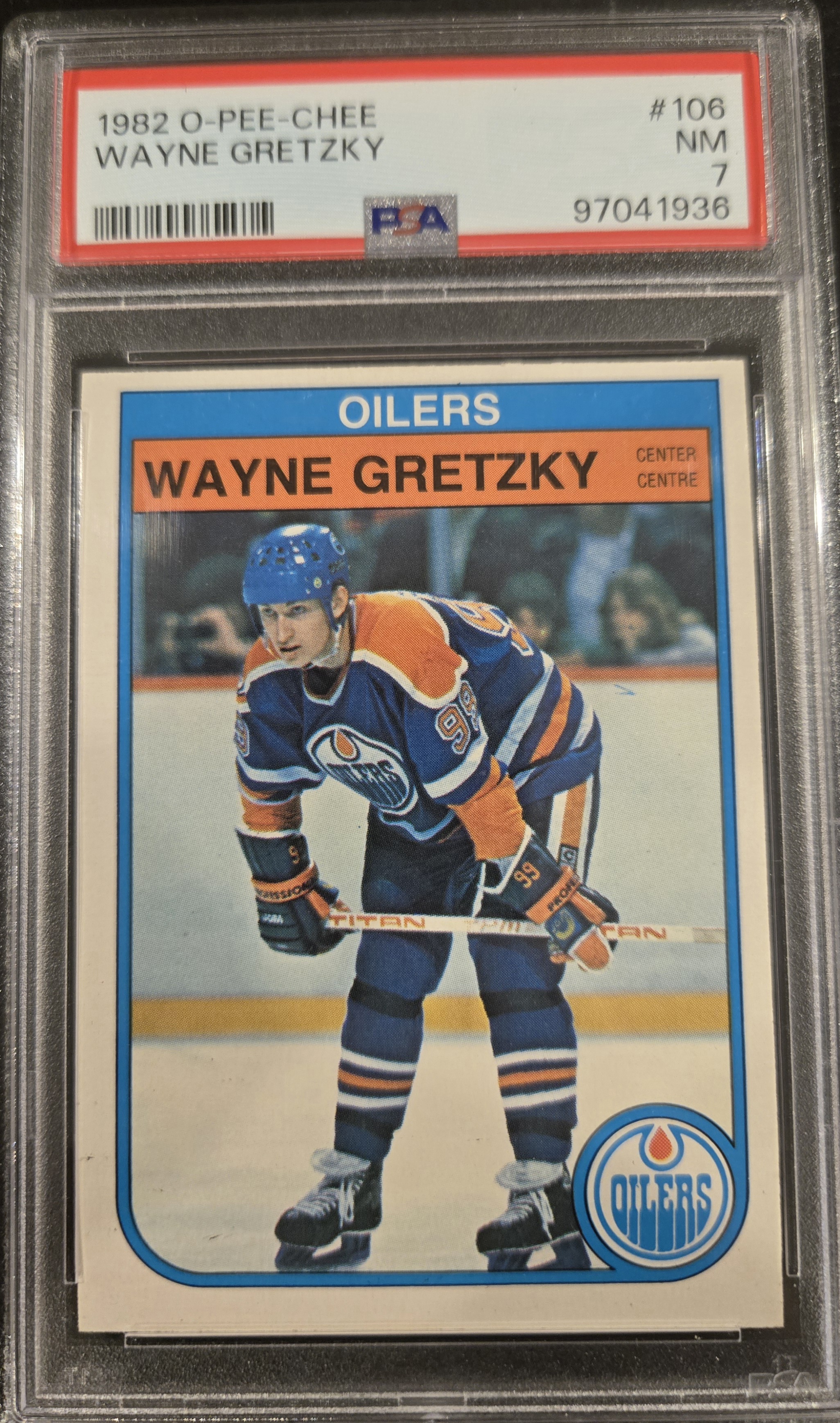 1982 O-PEE-CHEE WAYNE GRETZKY psa 7